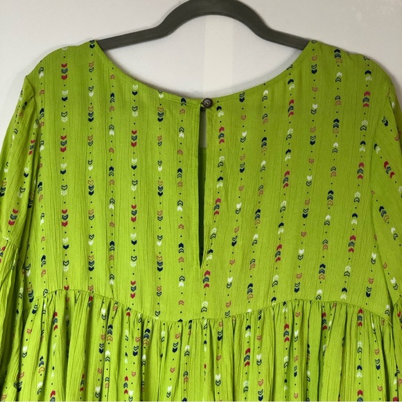 People by Pantaloons Lime Green Printed Top | XL - Picture 14 of 16